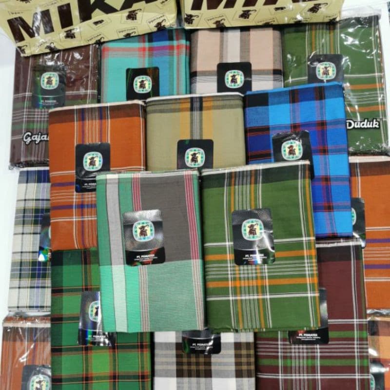 KAIN SARUNG PELIKAT GAJAH DUDUK MIKA ZIPPER PEMBORONG & PERUNCIT