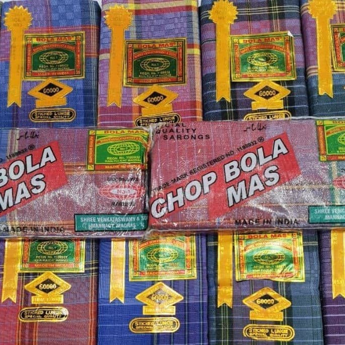 SARUNG KAIN PELIKAT INDIA COTTON CHOP BOLA MAS BENANG 60000{SPECIAL EDITION}