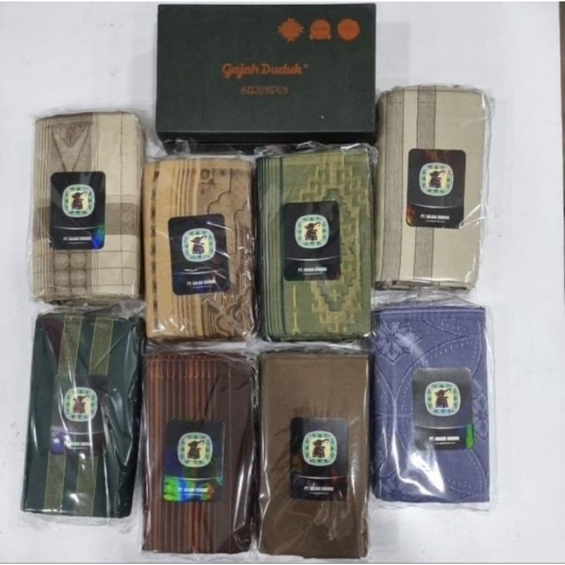 SARUNG KAIN PELIKAT GAJAH DUDUK SERUMPUN PEMBORONG & PERUNCIT