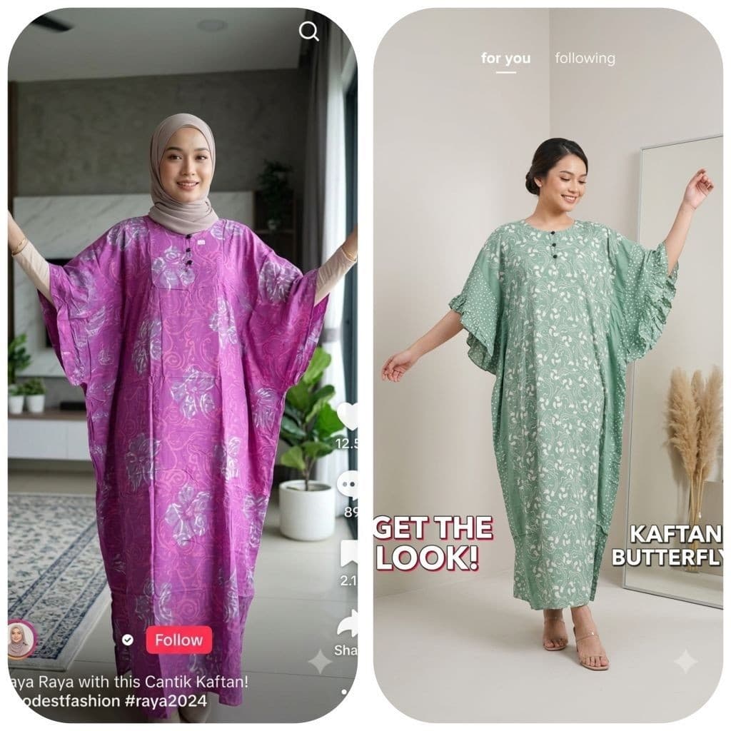 Kaftan Kelawar Butterfly / Kupu2