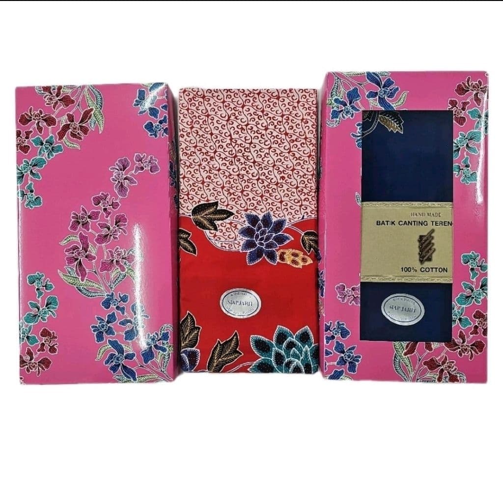 KAIN BATIK PREMIUM TERENGGANU SEKALI KOTAK EKSKLUSIF siap jahit