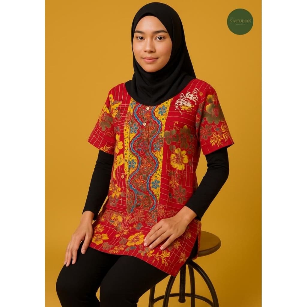 BLOUSE BATIK TUGU AGUNG PEMBORONG & PERUNCIT