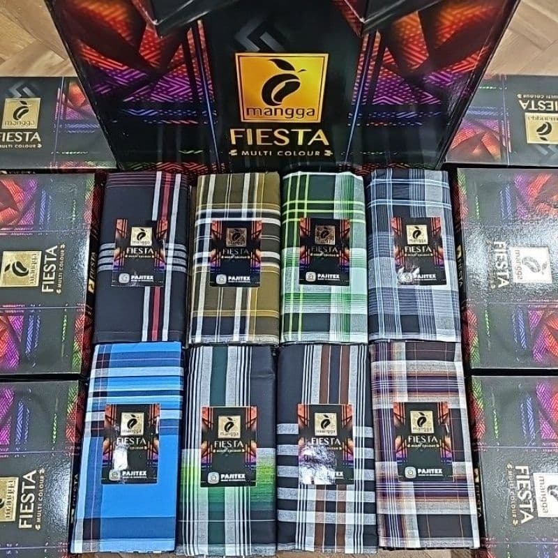 SARUNG KAIN PELIKAT MANGGA GOLD PEMBORONG & PERUNCIT