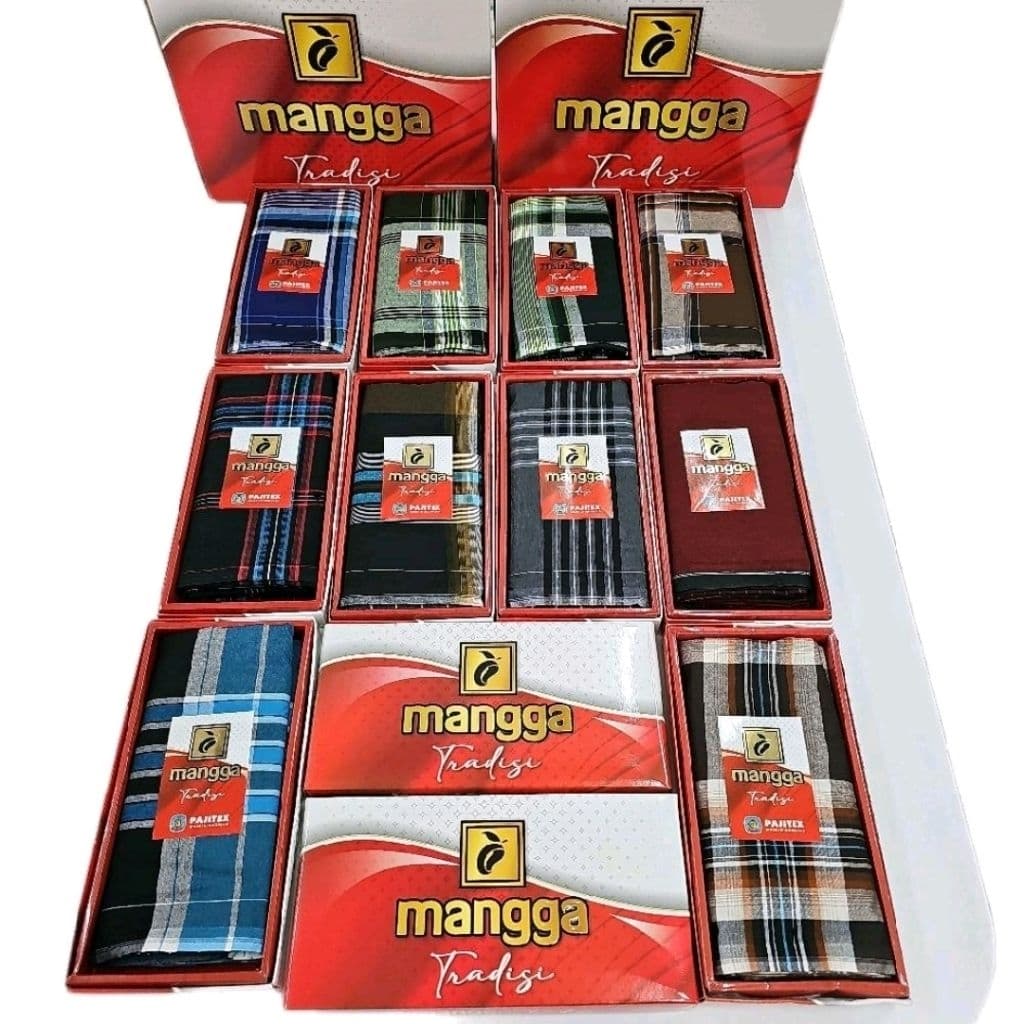 KAIN SARUNG PELIKAT MANGGA Tradisi LIMITED EDITION EKSKLUSIF PEMBORONG & PERUNCIT