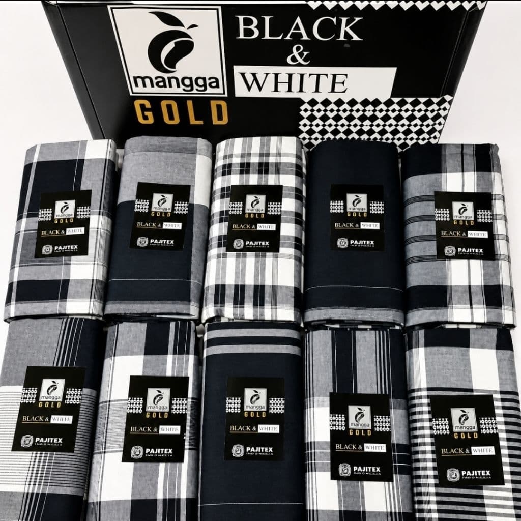 Pelikat Mangga Gold Black & White (hitam Putih) Limited Edition