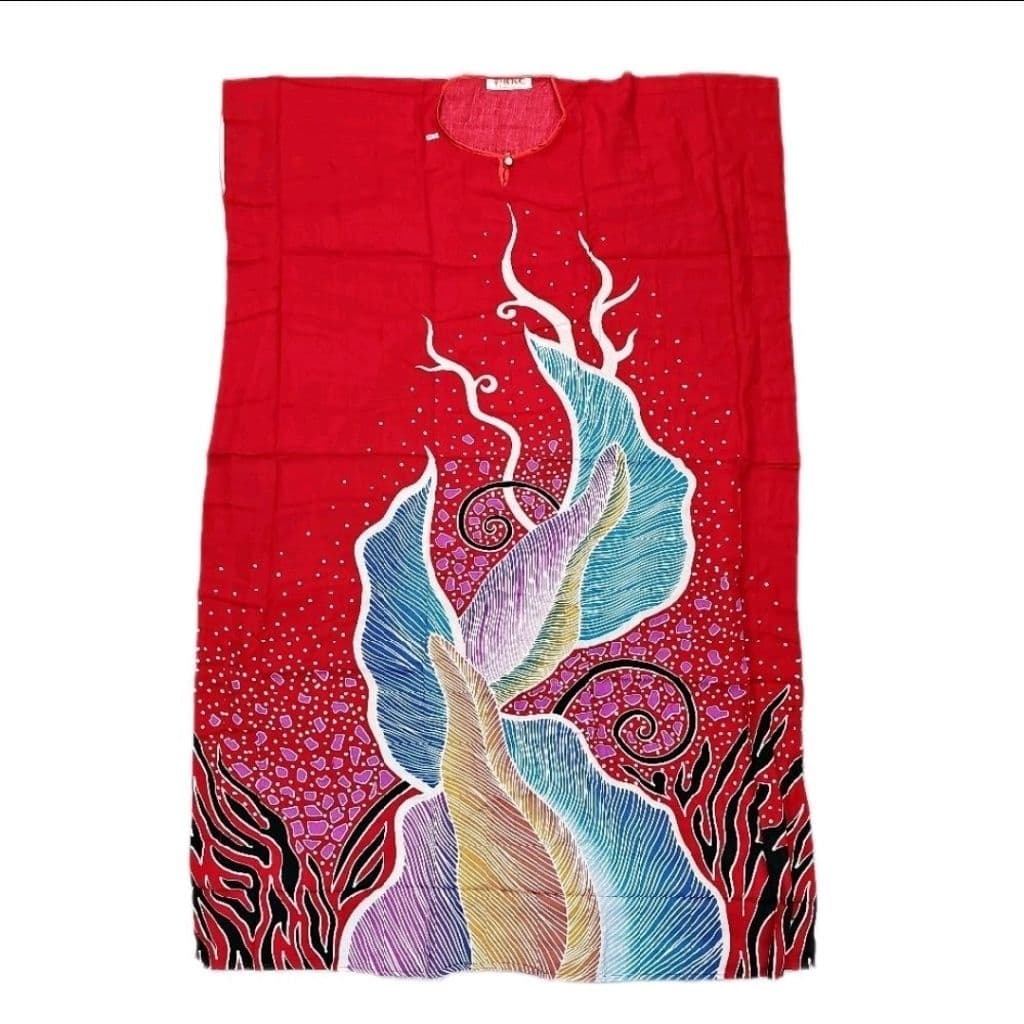 KAFTAN KELAWAR EKSKLUSIF CORAK TERENGGANU LABUH 135cm cotton freesize muat sehingga 5xl