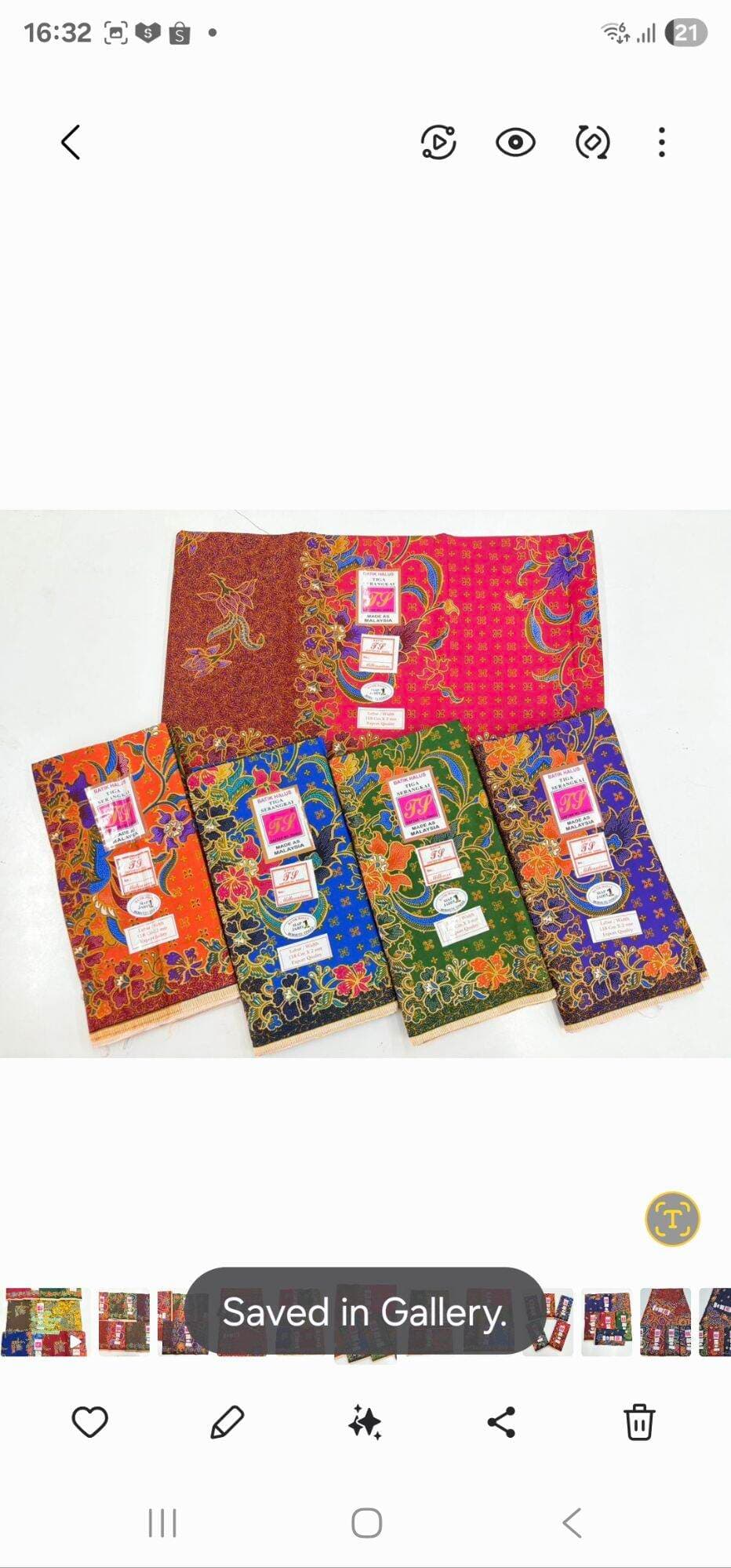 10 HELAI KAIN SARUNG BATIK TIGA SERANGKAI siap jahit PEMBORONG & PERUNCIT
