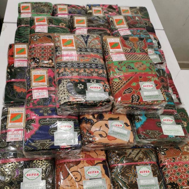 SARUNG BATIK DAUN DEWA PEMBORONG & PERUNCIT