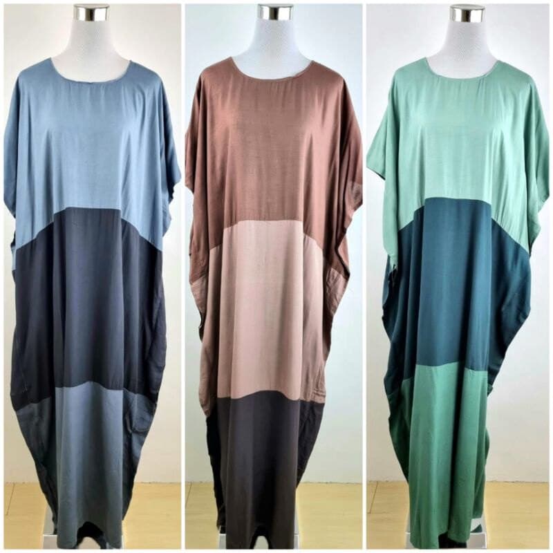 KAFTAN KELAWAR POLOS EKSKLUSIF PEMBORONG & PERUNCIT