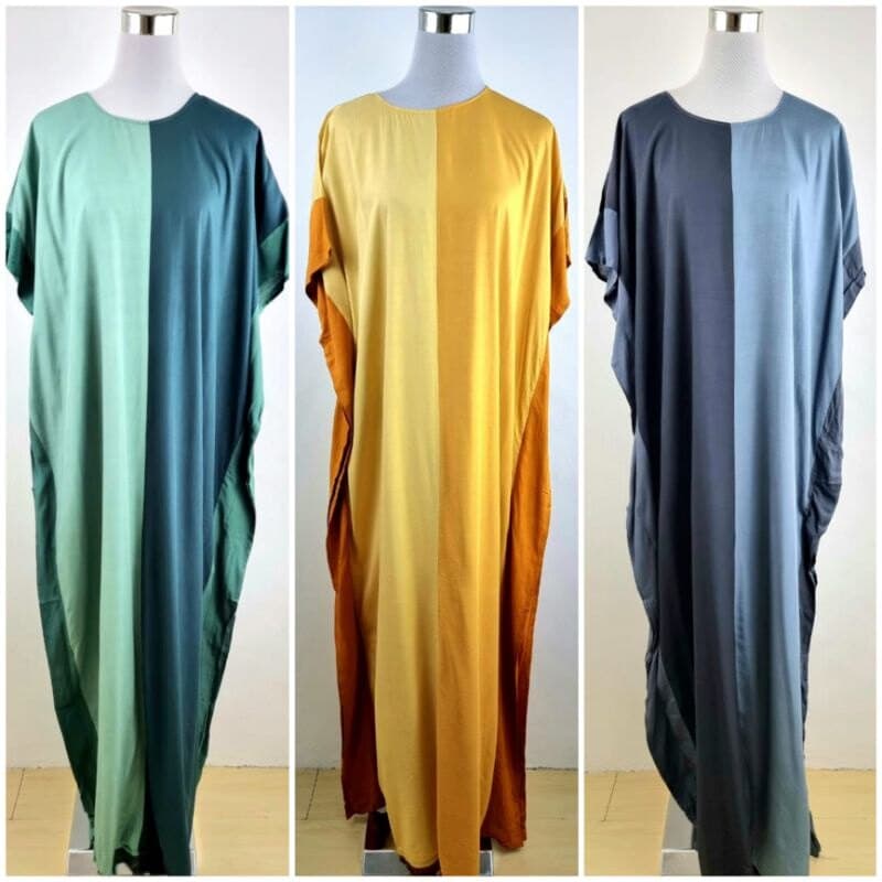 KAFTAN KELAWAR KOSONG COTTON VISCOSE PEMBORONG & PERUNCIT