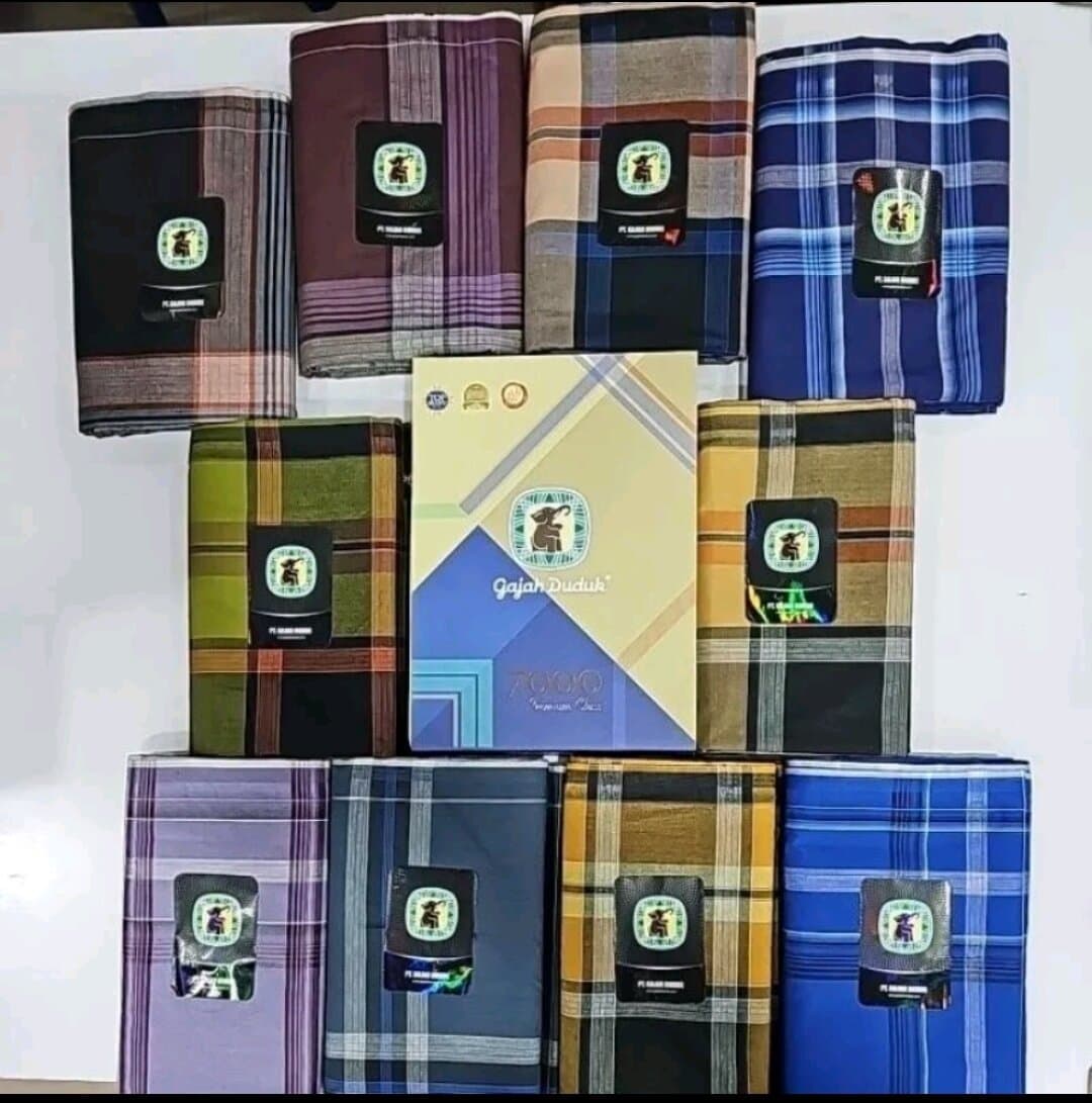 Sarung Pelikat Gajah Duduk 7000 Premium Class — Kain Pelikat from Butik Saifuddin Eksklusif