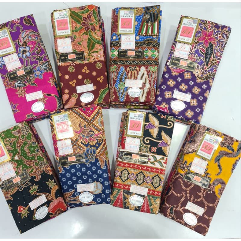 Sarung Kain Batik Tiga Serangkai Super Asli Jahit Siap — Batik from Butik Saifuddin Eksklusif